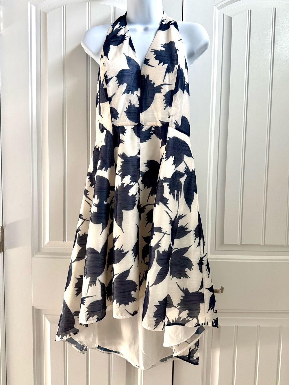 Halston Heritage Women’s Abstract Floral Cocktail Dress 8